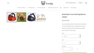 Frenchie - Breathable Bulldog Muzzle