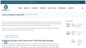 FrigoSys - Industrial Cold Storage Solutions