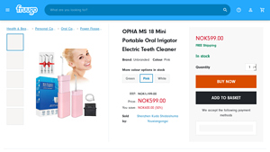 Unbranded - OPHA MS 18 Mini Portable Oral Irrigator