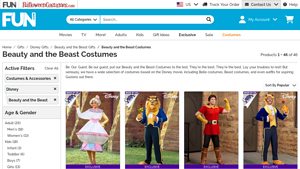 Fun.com - Beauty and the Beast Costumes