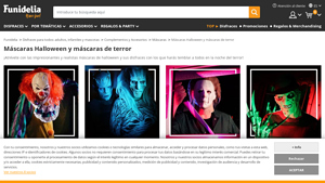 Funidelia - Máscaras Halloween Realistas