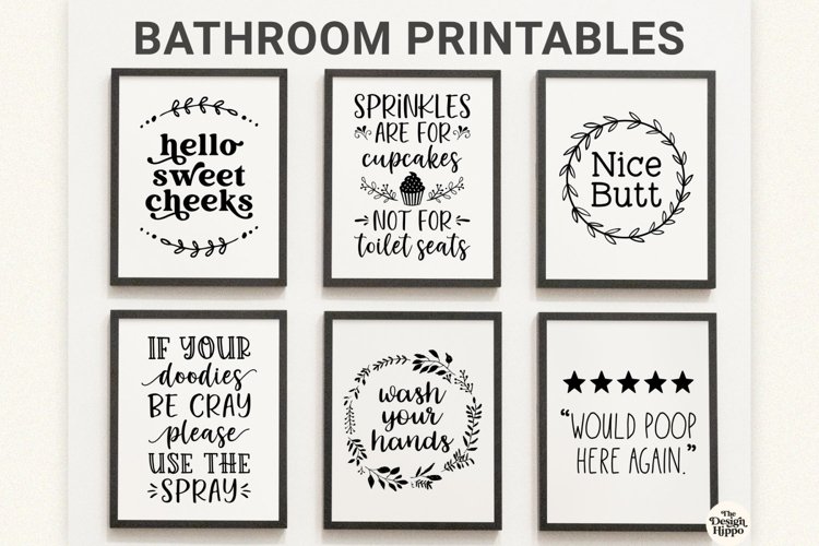 An application scenario or product detail of funny bathroom quotes - Image 5