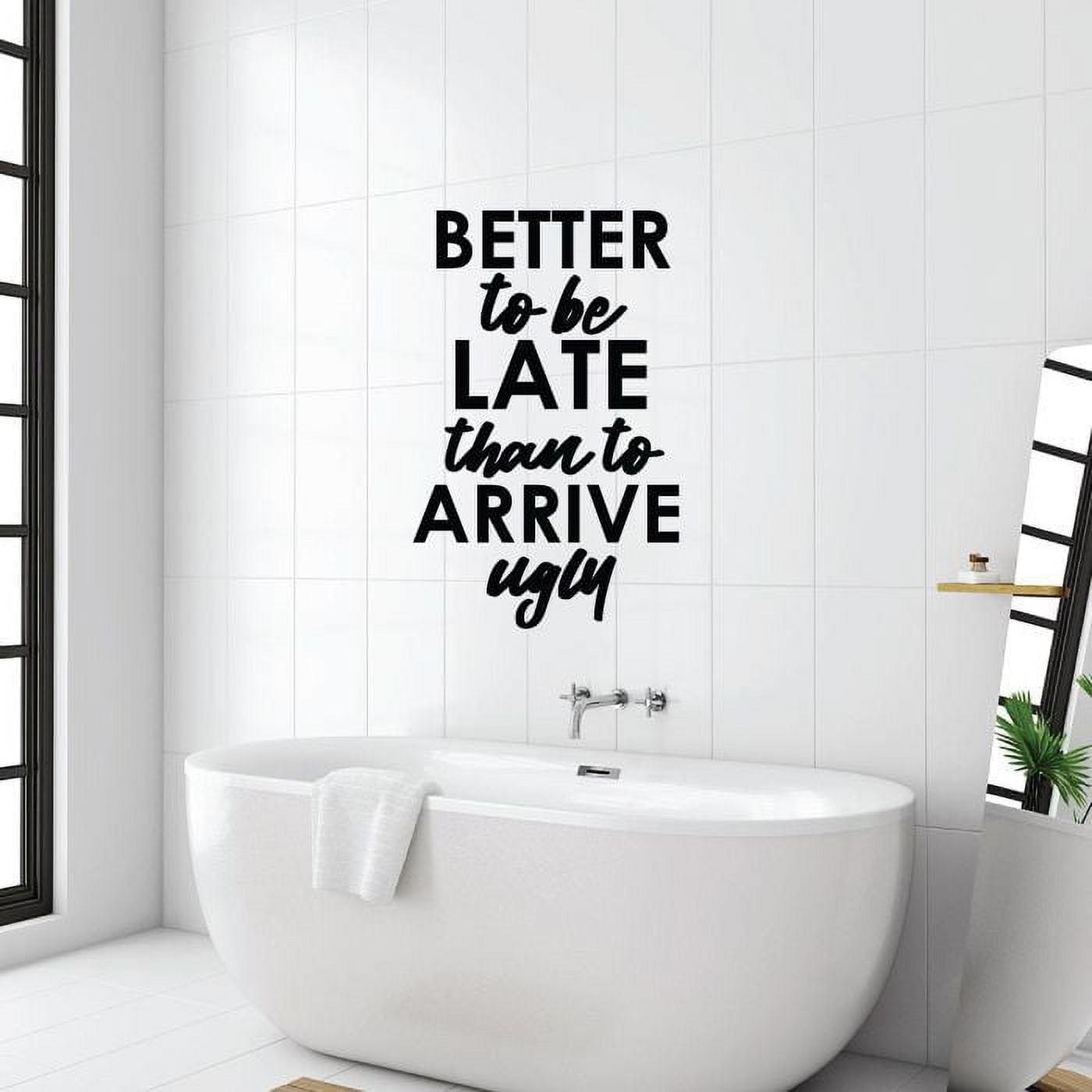 An application scenario or product detail of funny bathroom quotes - Image 9