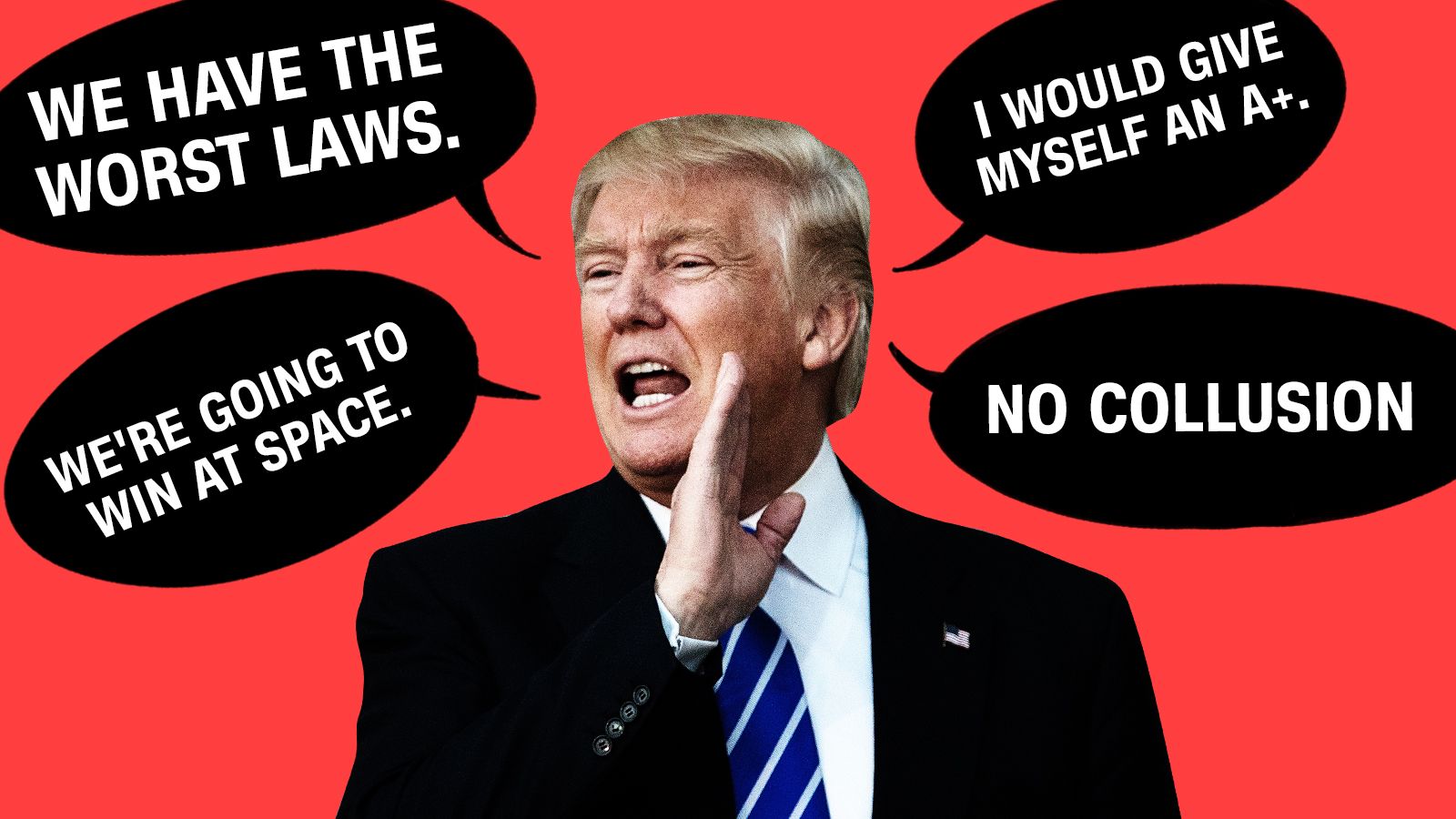 An application scenario or product detail of funny quotes against trump images - Image 12