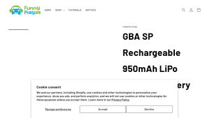 FunnyPlaying - GBA SP MaxPlay Battery Mod