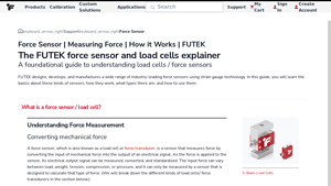 FUTEK - Force Sensors