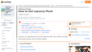 Game8 - Lopunny Plush