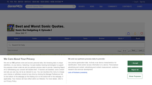 Sonic the Hedgehog 4 - Key Quotes and Platforms