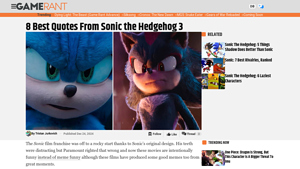 Sonic the Hedgehog 3 - Upcoming Movie Release