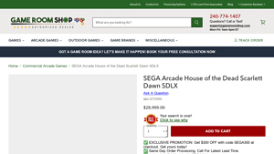 SEGA - Arcade House of the Dead Scarlett Dawn SDLX