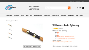 Gapen - Wilderness Spinning Rod