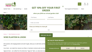 Garden Your Way - Wire Planters & Hanging Baskets
