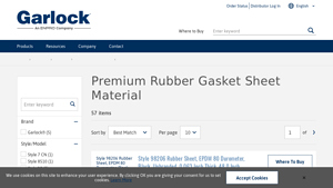 Garlock - Premium Rubber Gasket Sheets
