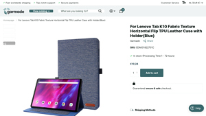Garmade - Lenovo Tab K10 Leather Case