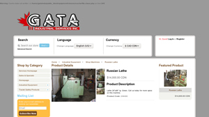 Gata Industrial - Russian Lathe