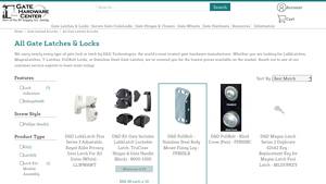 D&D Technologies - Gate Locks & Latches