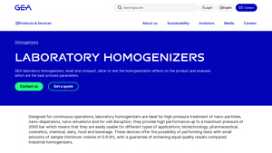 GEA - Laboratory Homogenizers