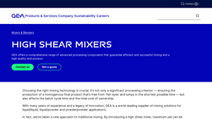 GEA - High Shear Mixers