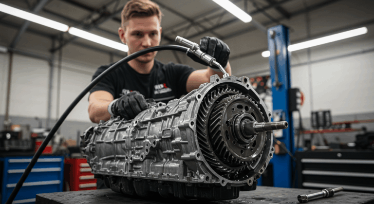 Featured image for the gearbox flushing machine guide