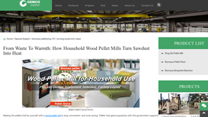GEMCO - Wood Pellet Mills for Home Use