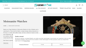 Gemistone - Moissanite Watches