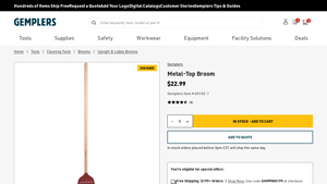 Gemplers - Metal-Top Broom 1361