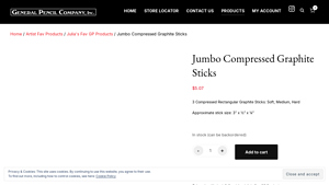 General's® - Jumbo Compressed Graphite Sticks
