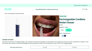 Quip - Rechargeable Cordless Water Flosser