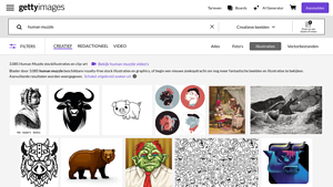 Getty Images - Human Muzzle Illustrations