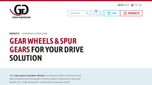 G&G - Spur Gears & Gear Wheels