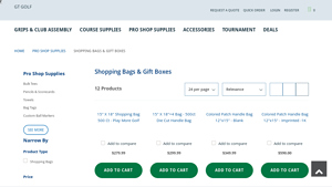 GGolf - Shopping Bags