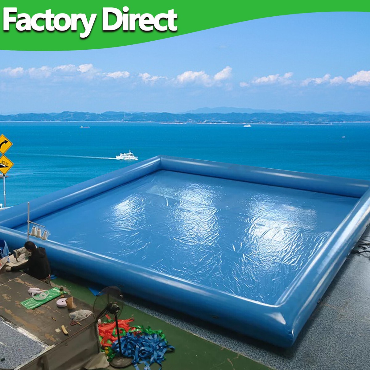 Featured image for the giant inflatable pool guide