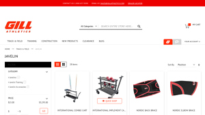 Gill Athletics - Javelin Equipment