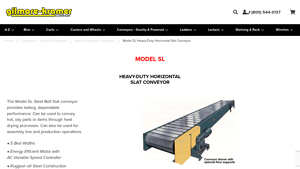 Gilmore Kramer - SL Heavy-Duty Horizontal Slat Conveyor