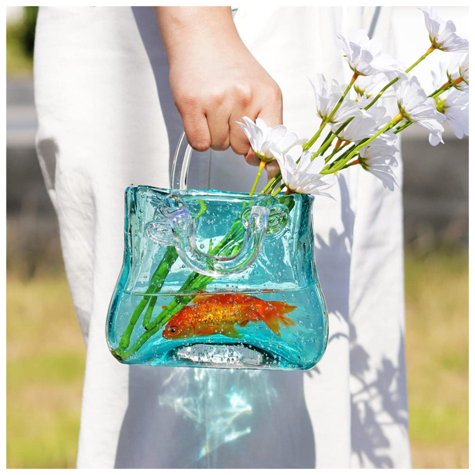 An application scenario or product detail of glass purse vase - Image 5
