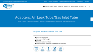 Glassco Labs - Adapters Air Leak Tube