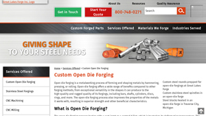 GL Forge - Custom Open Die Forgings