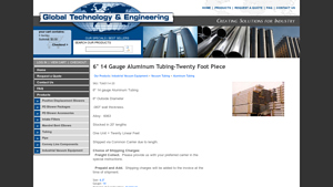 Global Tech - 6 14 Gauge Aluminum Tubing