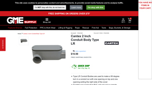 Cantex - 2 Inch Conduit Body Type LR