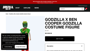 NECA - Godzilla x Ben Cooper Costume Figure
