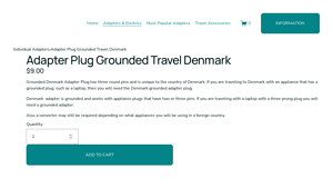 Going In Style - Grounded Denmark Adapter Plug