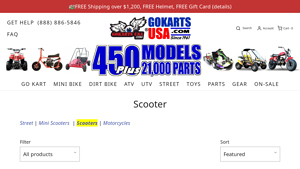 Gokarts USA - Tank 200 Street Scooter