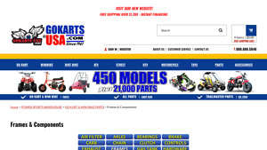 Go Karts USA - American Racer 215 Minibike Frame