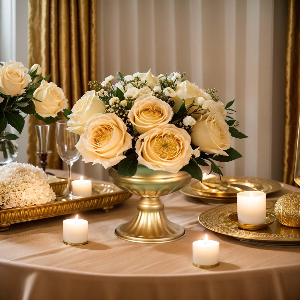An application scenario or product detail of gold centerpieces - Image 2