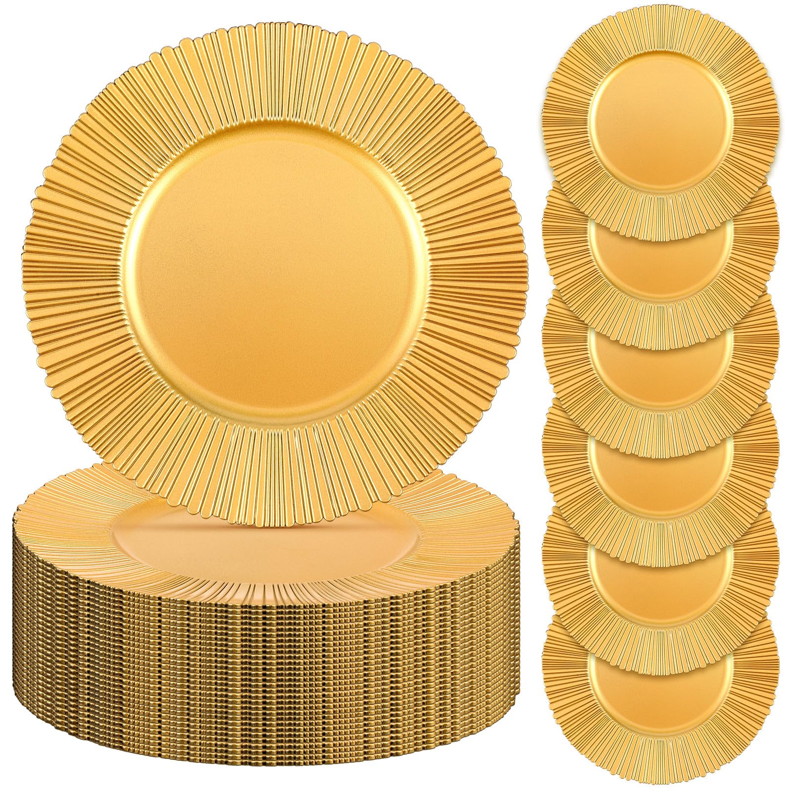 An application scenario or product detail of gold charger plates bulk - Image 1