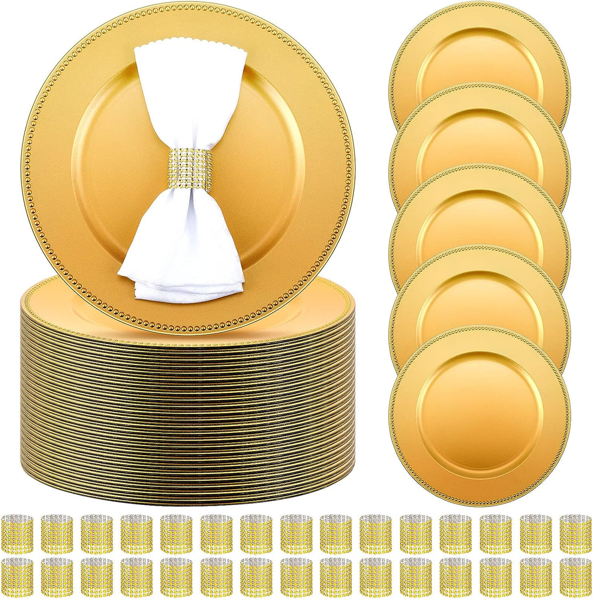 An application scenario or product detail of gold charger plates bulk - Image 6