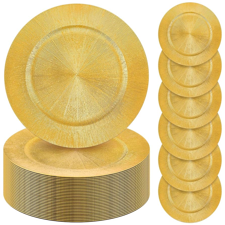 An application scenario or product detail of gold charger plates bulk - Image 8