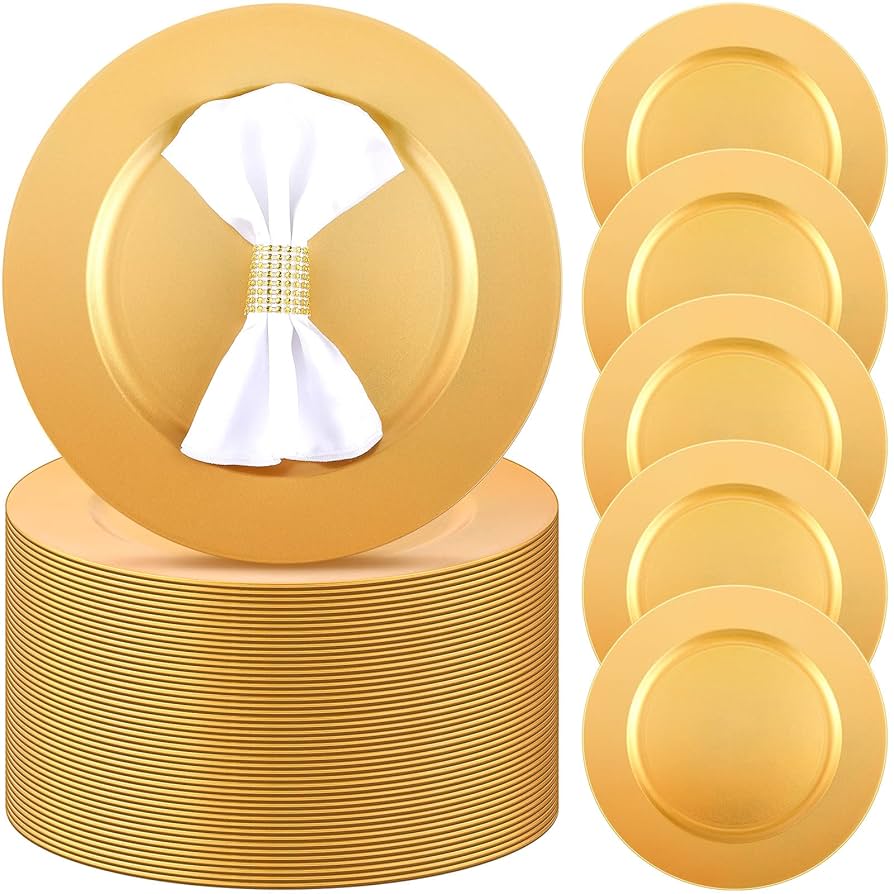 An application scenario or product detail of gold charger plates bulk - Image 11