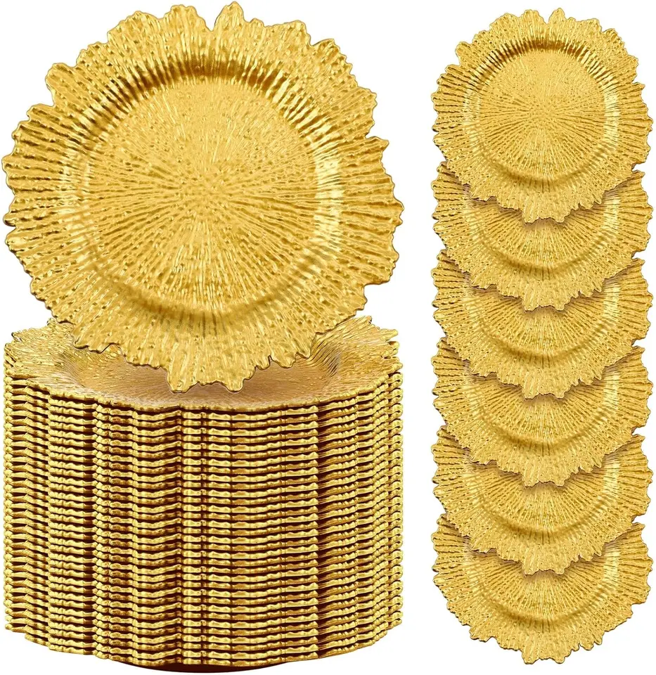 An application scenario or product detail of gold charger plates bulk - Image 16