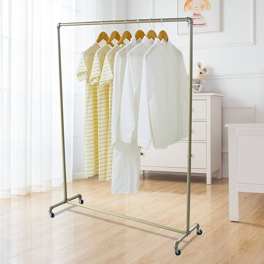 An application scenario or product detail of gold clothing rack - Image 12